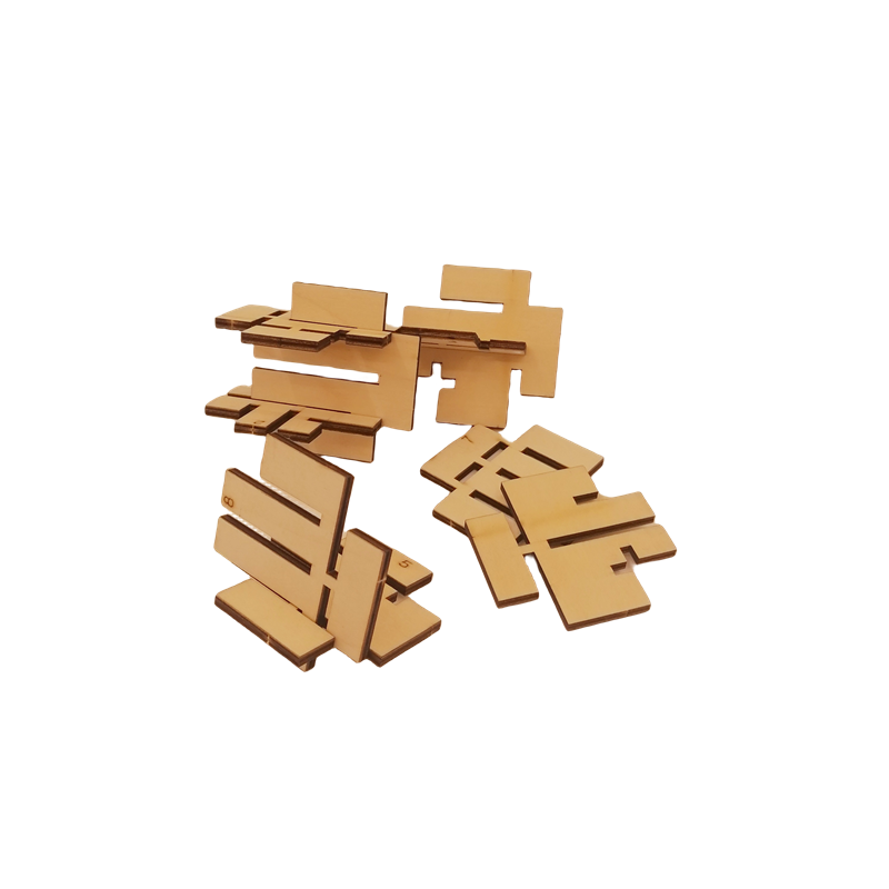 Wooden Brain Game Brain Teaser 3d Iq Bamboo Puzzle ,Iq Bamboo Puzzle,Wooden Brain Teaser Product