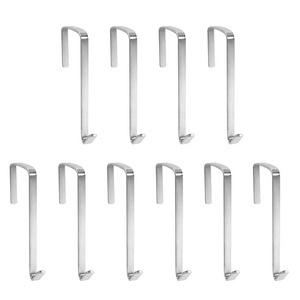 Single Cloth Bag Hanger Hook Over The Door Hooks Stainless Steel Hook Hanger For Hanging Towels Bags