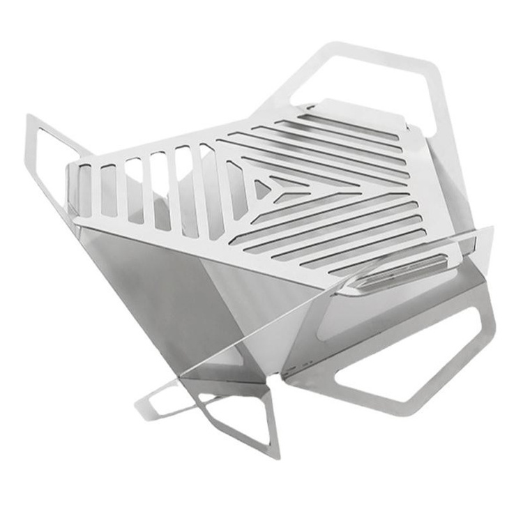 Customized Portable Outdoor Stainless Steel Folding Bbq Grill