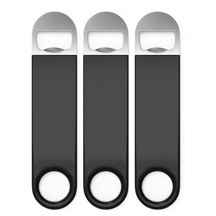 Custom Laser Logo Stainless Steel Bottle Openers Brushed Metal Bottle Opener Parts