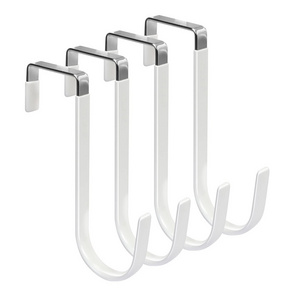 Hats Over The Door Hooks Towels Metal White Hangers Hooks For Living Room Bathroom Bedroom