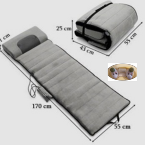 Best vibration massage mattress Physical therapy massage bed vibrating heated massage matt pad