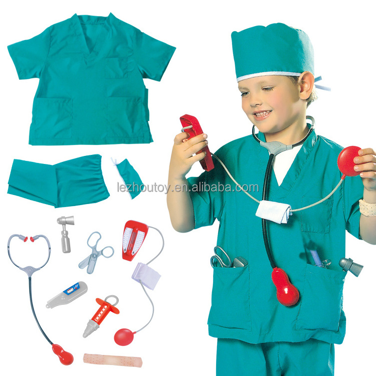 3-7Years Halloween Costume Kids Doctor Costume Career Day For Kids  Doctor Surgeon Cosplay Costume