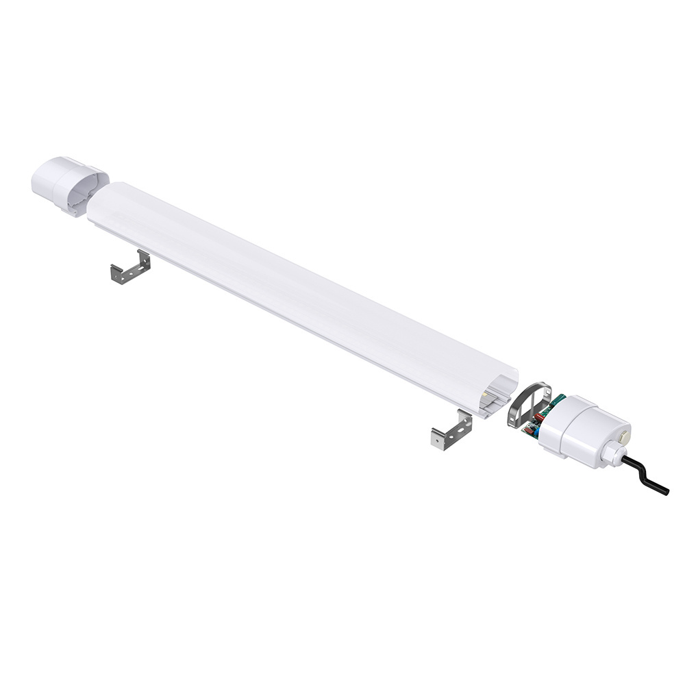 IP65 Tri-proof Tube Light Housing LED Waterproof Tube Light Fixture