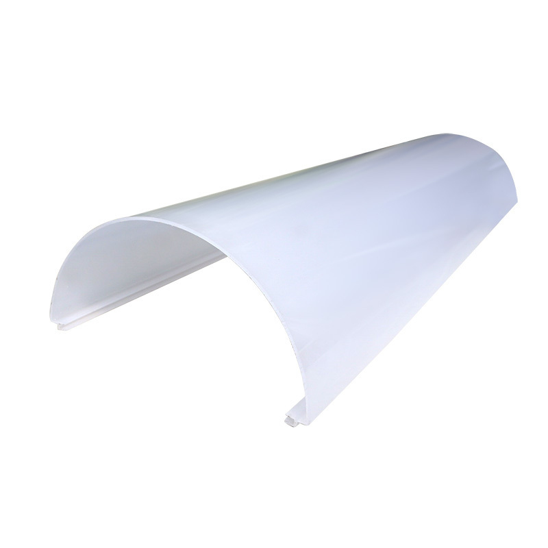 Fluorescent Light Diffuser Cover Led Light Fixture Plastic Cover PC Material Extrusion Lamp Cover