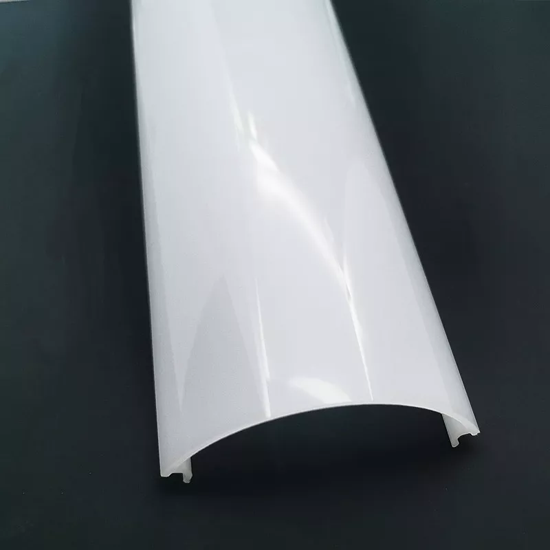 Fluorescent Light Diffuser Cover Led Light Fixture Plastic Cover PC Material Extrusion Lamp Cover