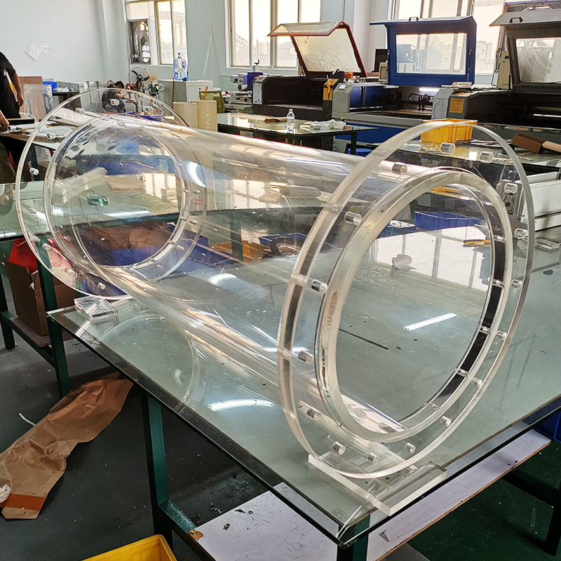 Transparent Casting Plexiglass Cylinder Large Diameter Cast Acrylic Tube