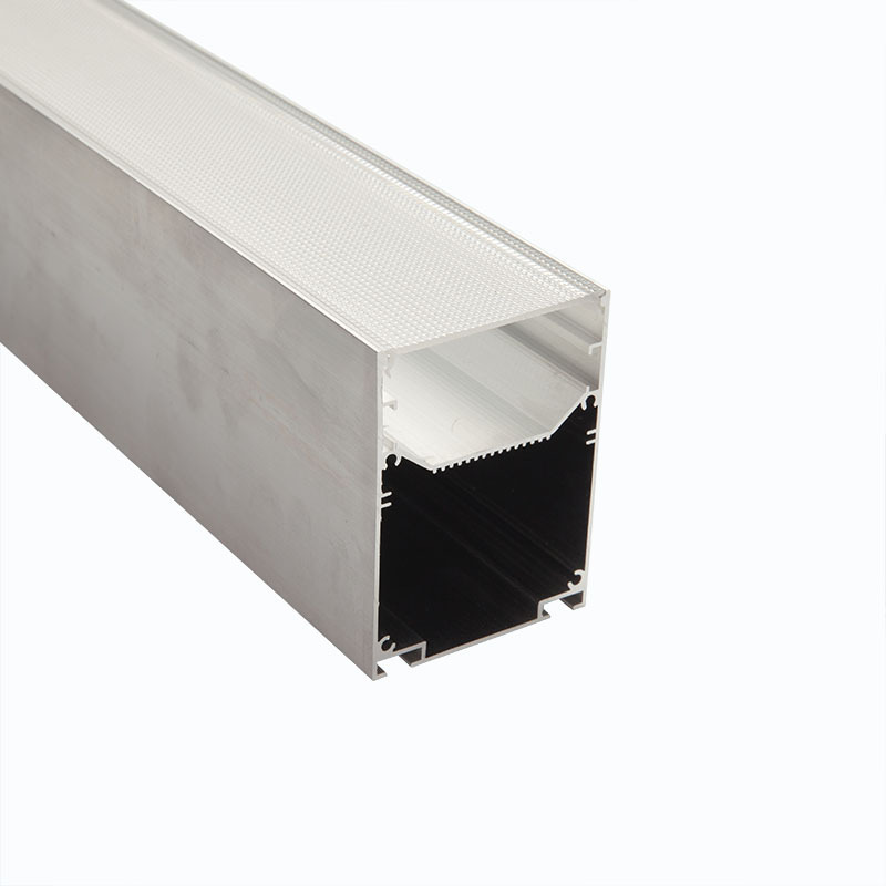 55X75MM Office Lighting Extruded Led Linear Office Light Aluminum Profile Channel