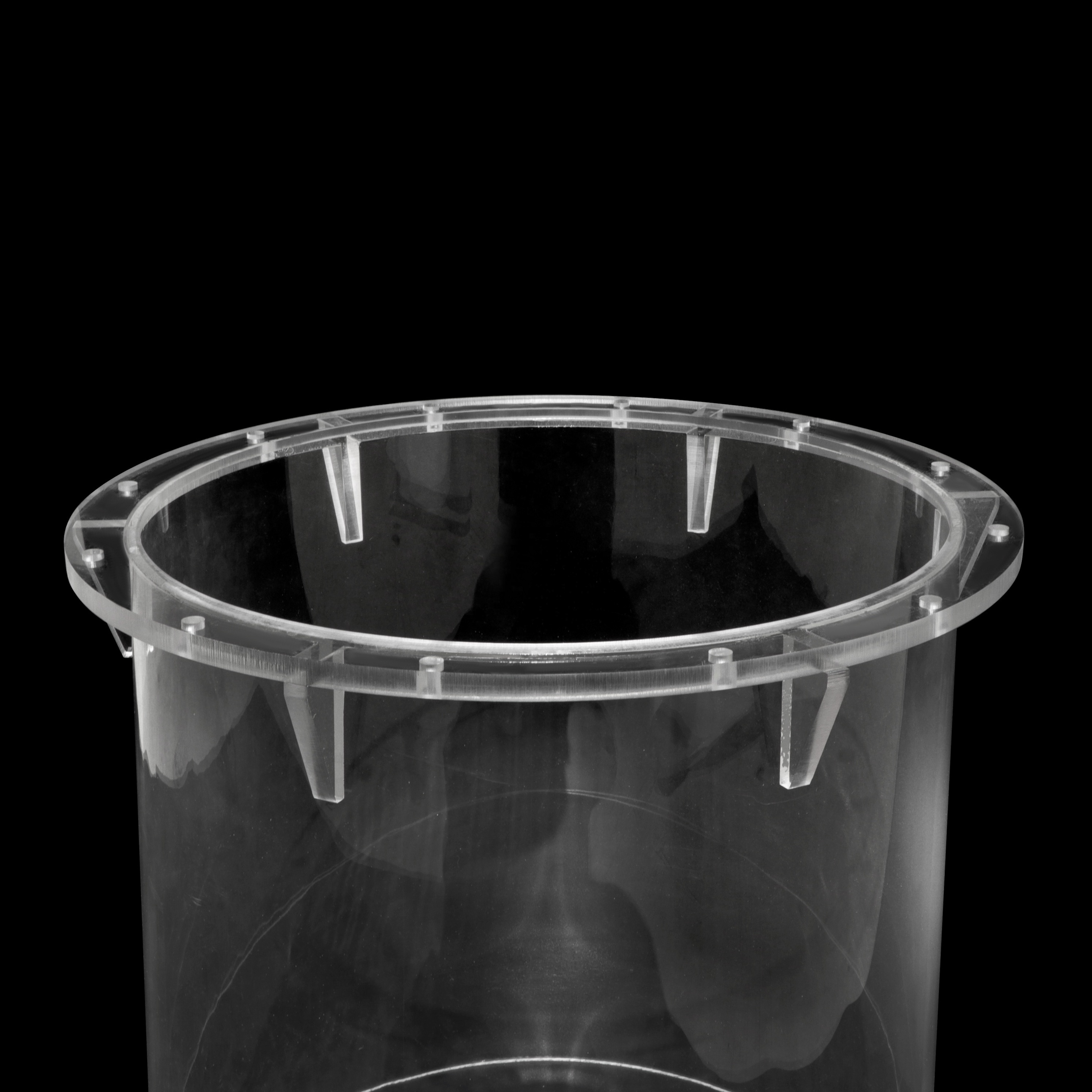 Transparent Casting Plexiglass Cylinder Large Diameter Cast Acrylic Tube