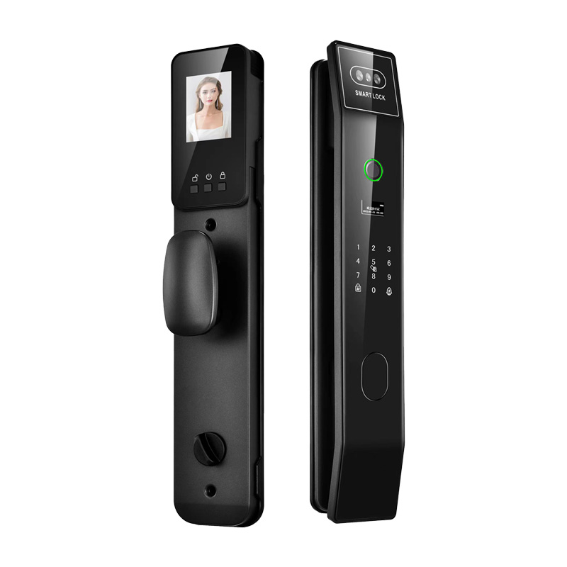 LEZN N3 Tuya Factory Manufacture Face Fingerprint Recognition Smart Door Lock Camera Wifi Automatic