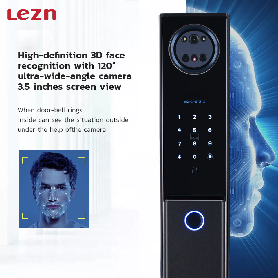 LEZN R6 Factory outlet Best Intelligent Face Recognition  Fingerprint Advanced Customization Smart Locks