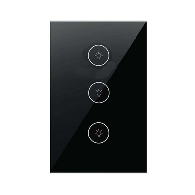 High Quality 8 Gang Switch Panel Wifi Touch Wall Switches Interruptor Inteligente Wifi Wall Switches