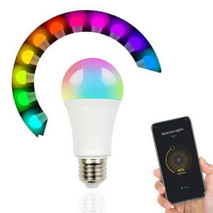 Matter Smart Bulb Light 7w Homekit Voice Intelligent App Control E26 E27 B22 RGB Led Bulb Light Compatible Alexa Google Home