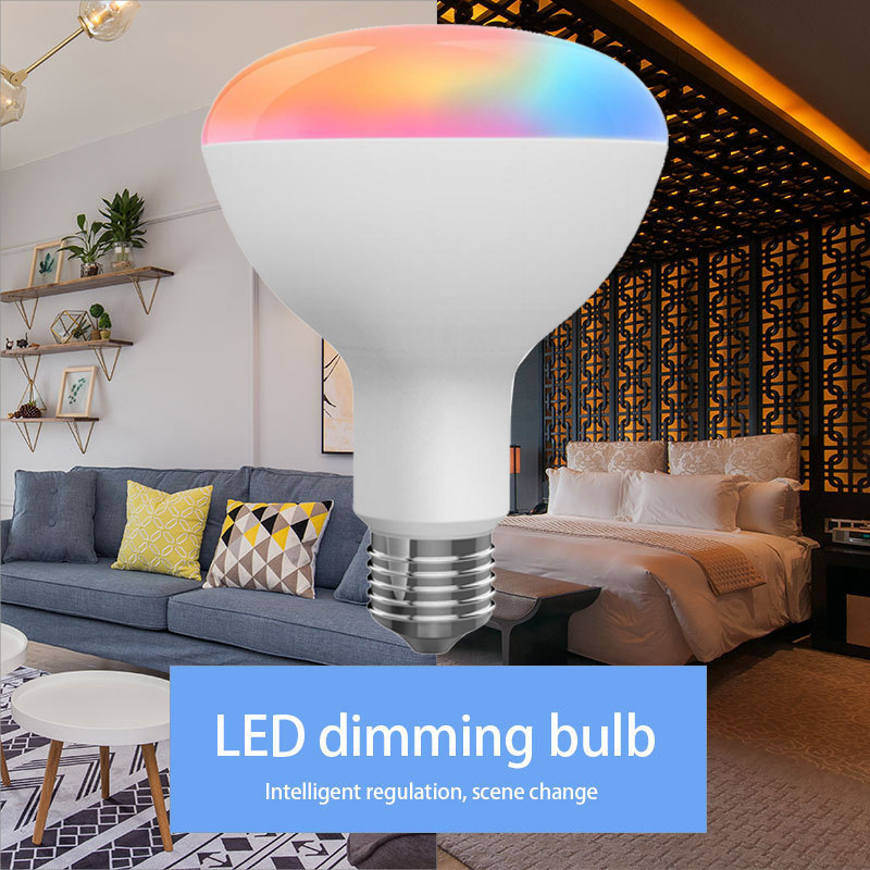 Tuya Wifi Ble Zigbee 10w Wifi Rgb Led Light Bulbs B22 E27 Led Dimmable Disco Neon Light Bulbs Alexa Google Home Voice Control