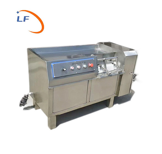 High efficiency frozen fresh meat slicer machine beef chicken meat cube dicer with 304 stainless steel