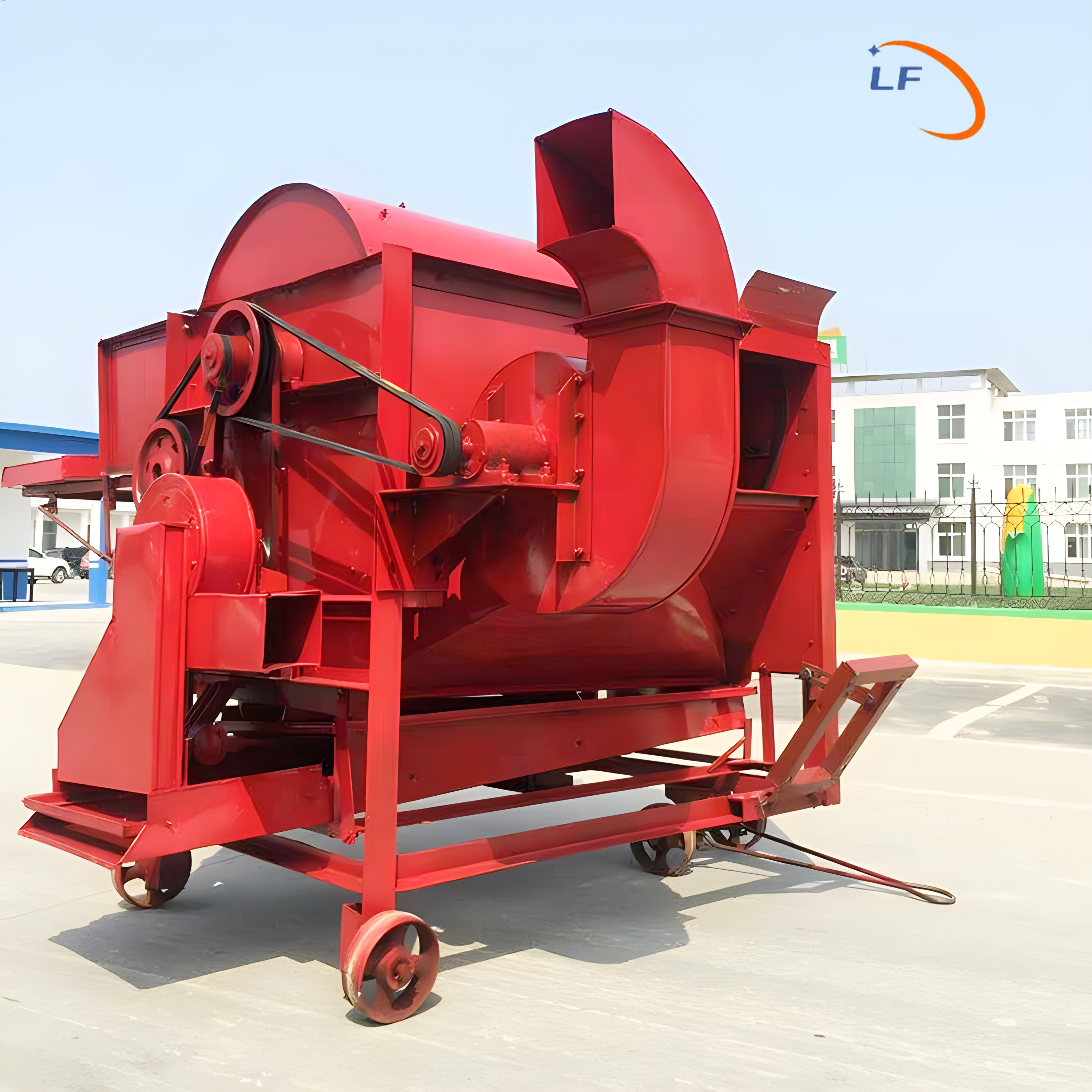 Multi function Paddy rice thresher machine Tractor power PTO drive corn maize millet Sorghum soybean wheat sheller and thresher