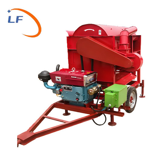 Multi function Paddy rice thresher machine Tractor power PTO drive corn maize millet Sorghum soybean wheat sheller and thresher