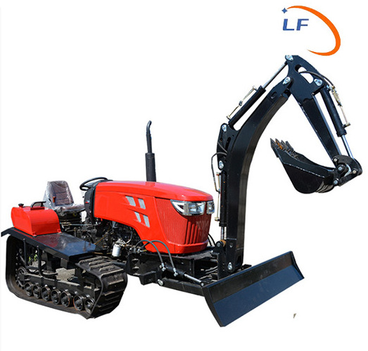 China Hot Sale 50HP Agricultural Farm Wheeled Tractor Garden Small Crawler Tractor