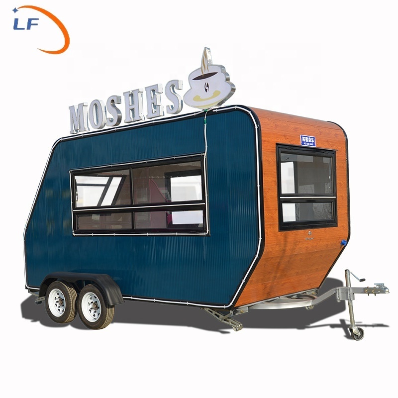 China Outdoor Food Car Fast Food Truck For Sale Electrical Stainless Steel Mobile Food Cart