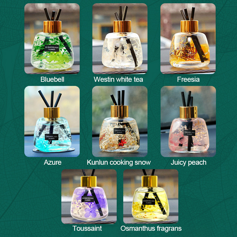 Christmas Gift Air Fragrance Mini Reed diffuser gathers car fragrance diffuser with rod and non-slip pad