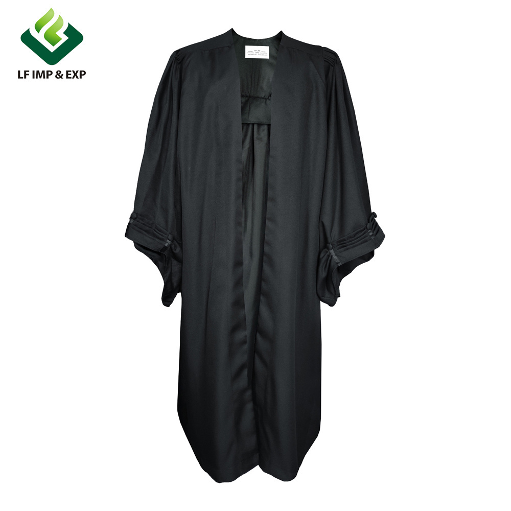 Wholesale  Classic Black Adult Lawyer Robe