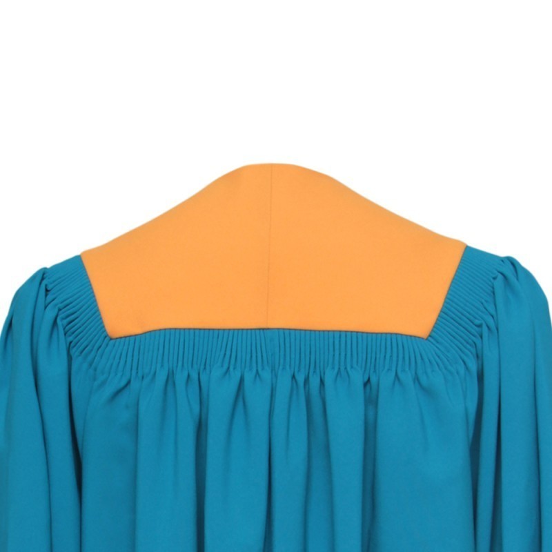 Custom Wholesale Flutted  Blue Church Choir Robe