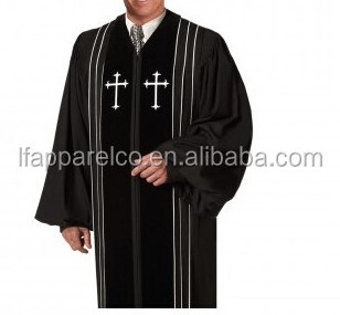 Wholesale clergy church gown,clergy clothing or clergy custom robes