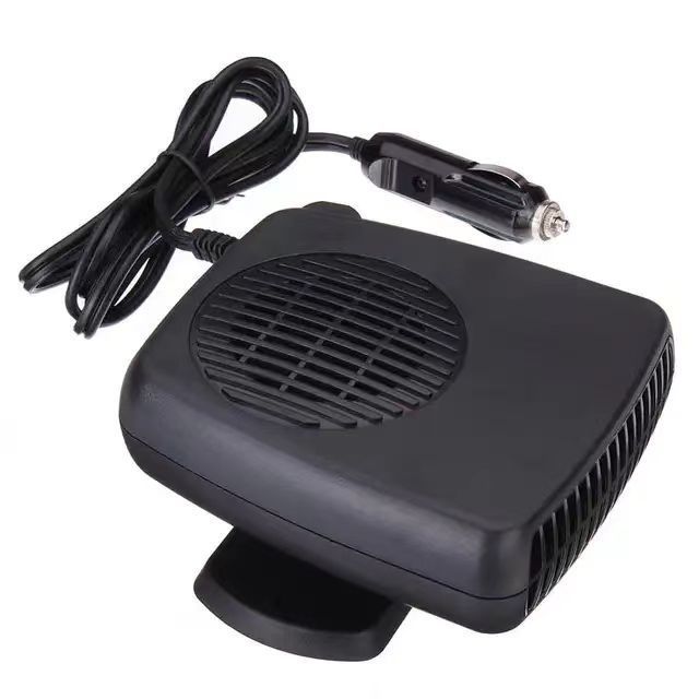 12V 24V Car Heater 200W 2in1 Portable Car USB Fan with Heating Cooling Plug in Cigarette Lighter ast Heating 360 Degree