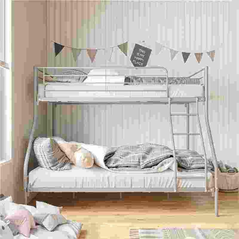 Superpos Cheap 2 Layers Bunk Bed For Adult Double Decar Bed Iron Double Metal Bed