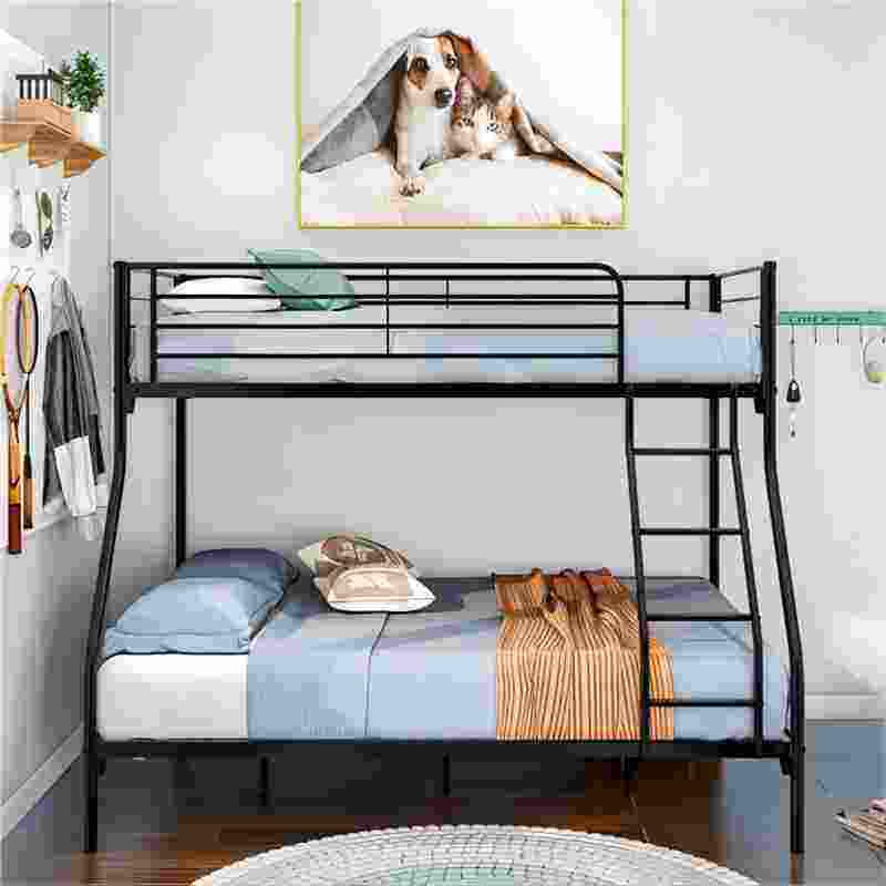 Superpos Cheap 2 Layers Bunk Bed For Adult Double Decar Bed Iron Double Metal Bed