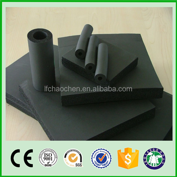 NBR-PVC rubber foam insulation sheet heat insulation flex pipes