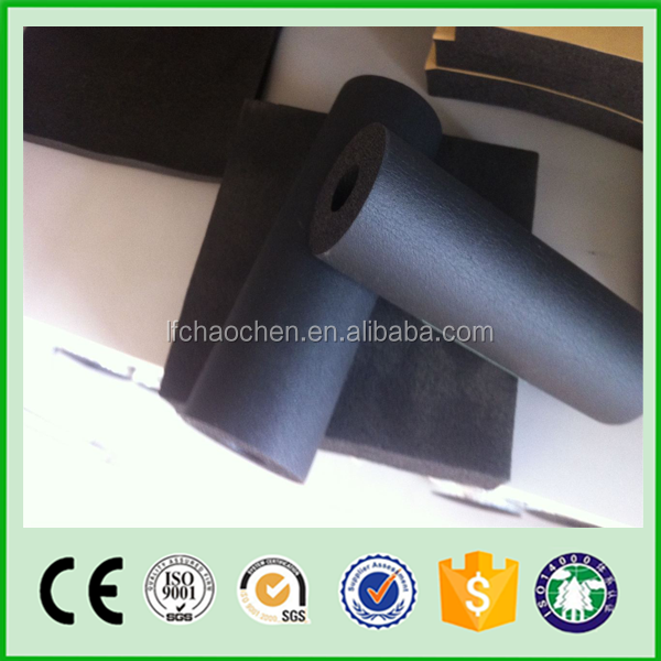 NBR-PVC rubber foam insulation sheet heat insulation flex pipes