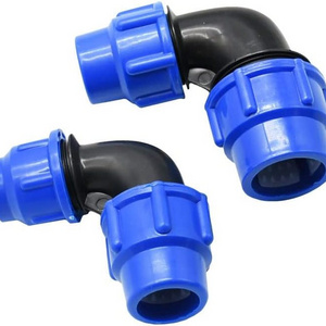 flanged elbow pp quick fitting pp compression fittings