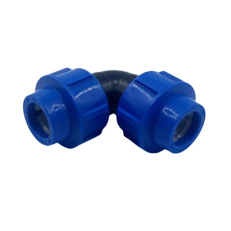 flanged elbow pp quick fitting pp compression fittings