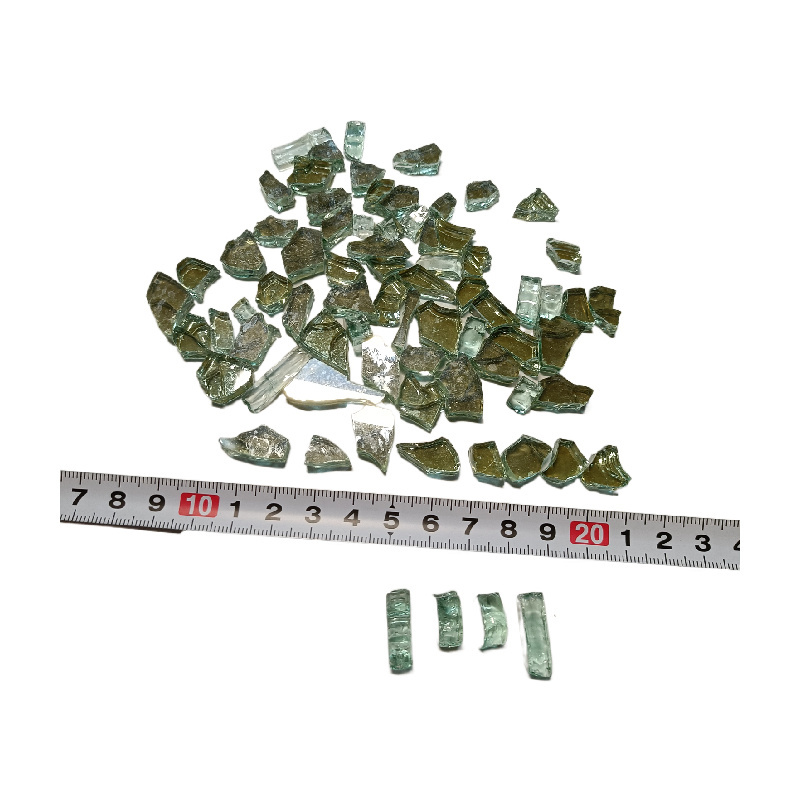 6MM Light Green Gas Fireplace Glass Anti Reflective Glass Ues In Fire Bowl Fire Glass