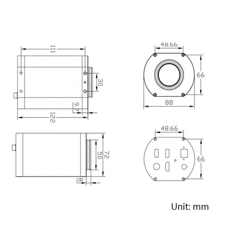 Digital Microscope Camera Electronic Camera USB Microscope HD Industrial Camera 1080P Stand For PCB Soldering