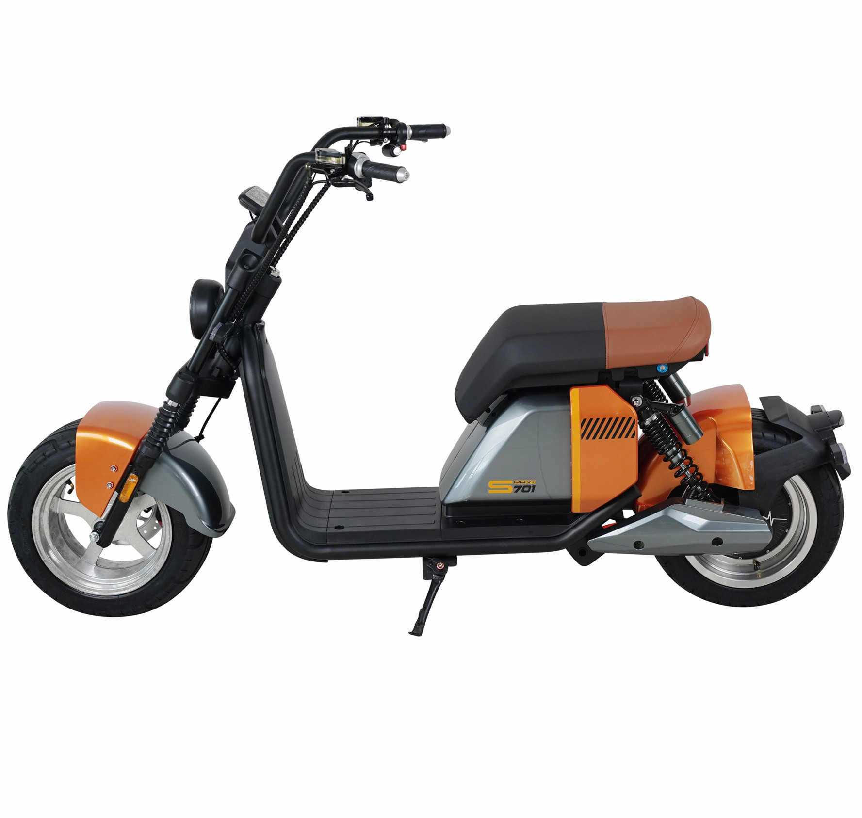 New Adult 2 wheels Fat Tire 2000W Powerful Hub Motor Brushless Scooter 60V E-bike Electric Citycoco