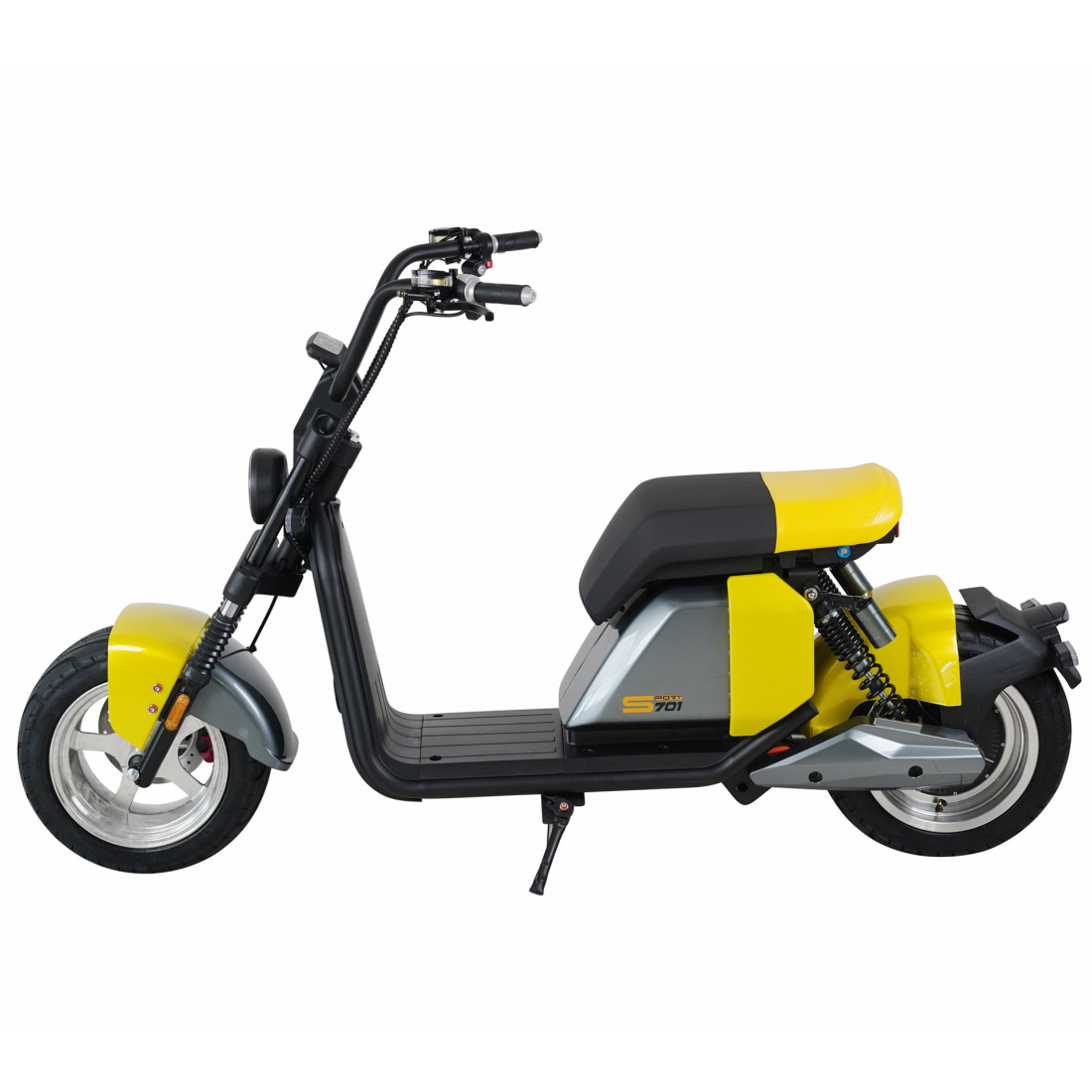 New Adult 2 wheels Fat Tire 2000W Powerful Hub Motor Brushless Scooter 60V E-bike Electric Citycoco