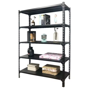 5-tier Boltless Utility Metal Rack, Adjustable Multipurpose Garage Storage Shelving,for Warehouse Pantry Closet Kitchen Shelving