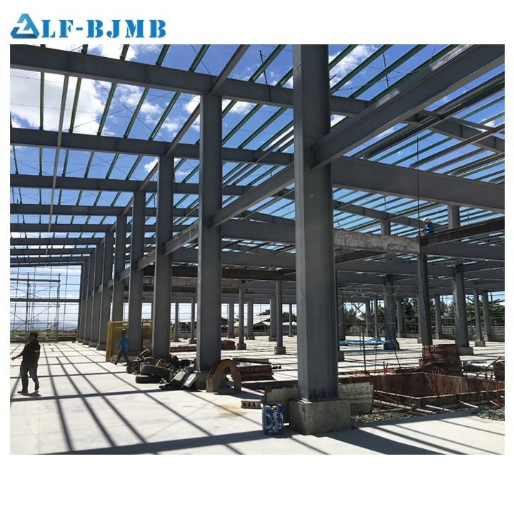 LF Low Price Superior Self Design Customized Prefabricated steel structure factory space frame  workshop