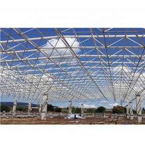 LF  Long Span Space Frame Steel Structure Metal Shed Arch Roof Construction Church Roof Conference Hall Centre Building