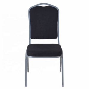 China Free sample cheap stackable hotel wedding used steel banquet chairs for sale