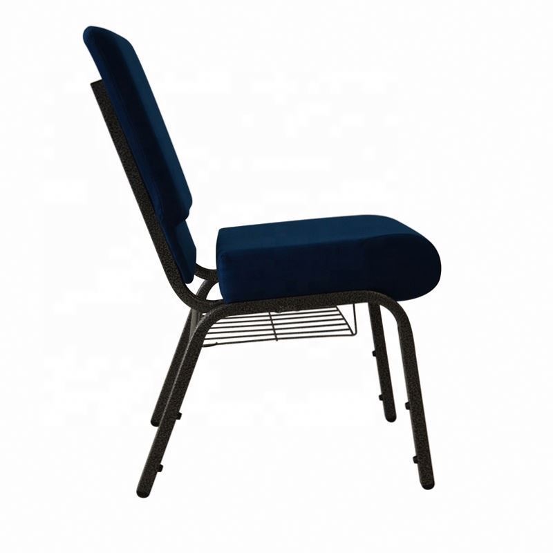 Muslim prayer cheap metal church chair EC-02 metal frame stackable church chairs