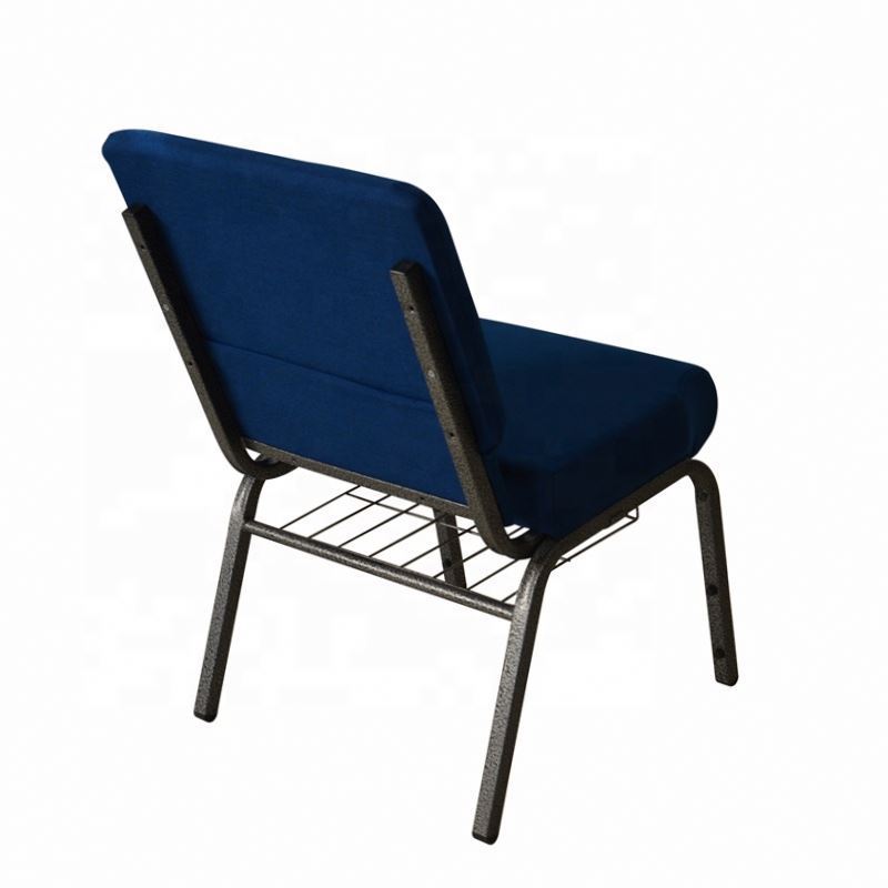 Muslim prayer cheap metal church chair EC-02 metal frame stackable church chairs