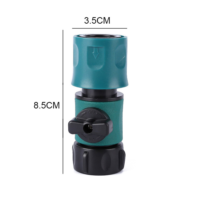 garden hose quick connector valve