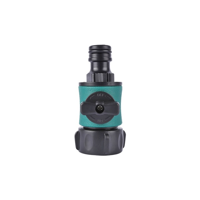 garden hose quick connector valve