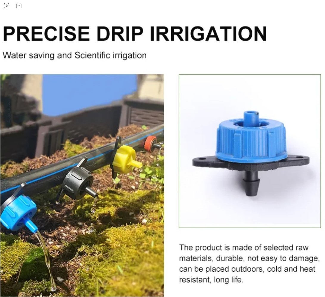 Watering irrigation system irrigation drip 360 degree adjustable drip