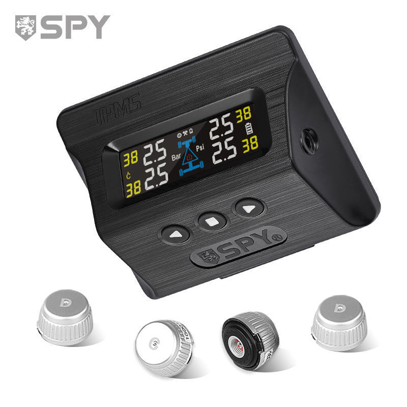 spy Tire Pressure Monitor For Nissan High Quality Tire Inflator Gauge Solar Power Car Tpms