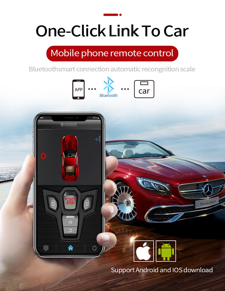 SPY universal cheap anti theft 1 way car alarm remote control wholesale-car-alarms system with immobilizer