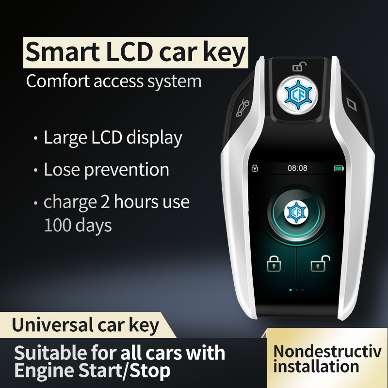 SPY auto electronics car key car universal smart remote control key lcd display smart key for car